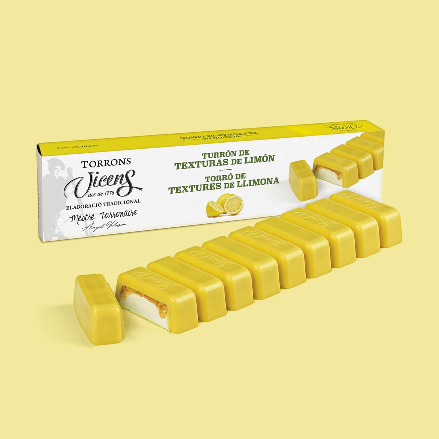 Vicens »Lemon textured nougat«