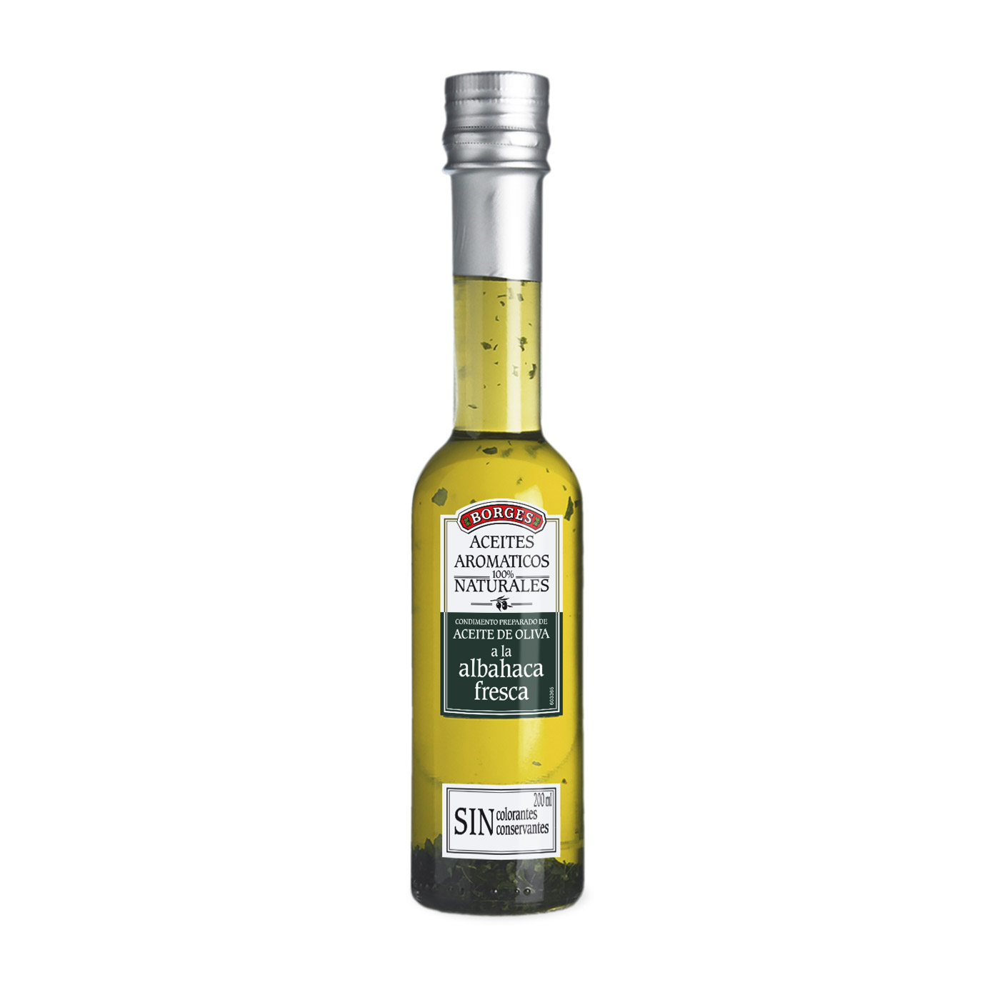 »Borges« Aromatisches Olivenöl mit Basilikum