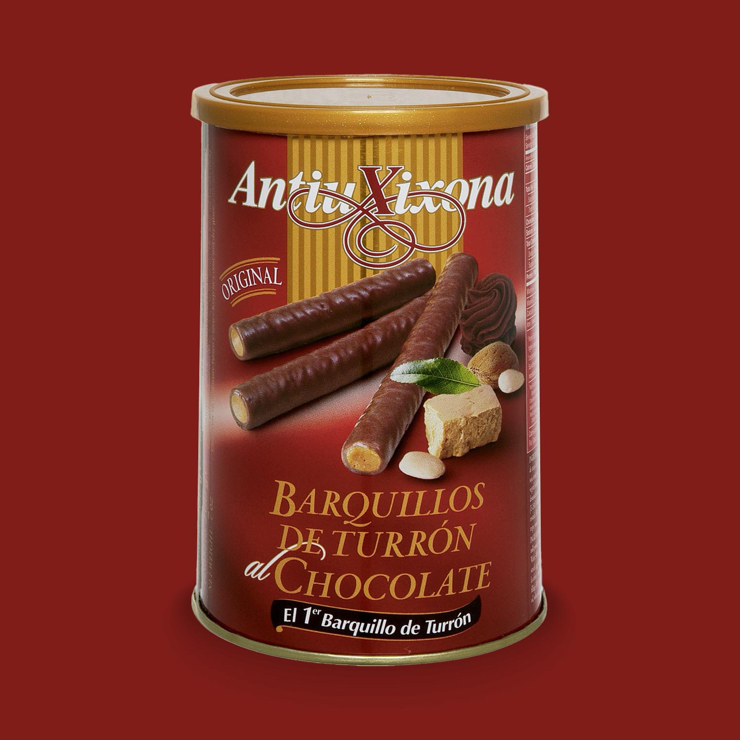 »AntiuXixona« Turrón-Waffelsticks mit Schokolade