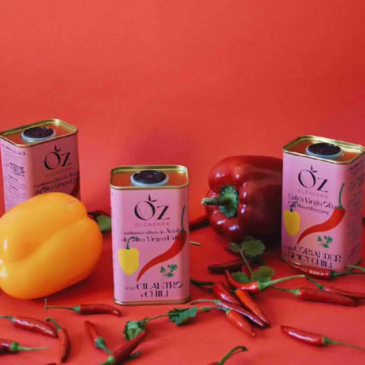 »Oleazara« Natives Olivenöl Extra mit Chili und Koriander